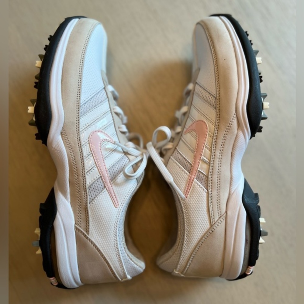 Nike Air Brown Pink‎ Golf Shoe Size 9